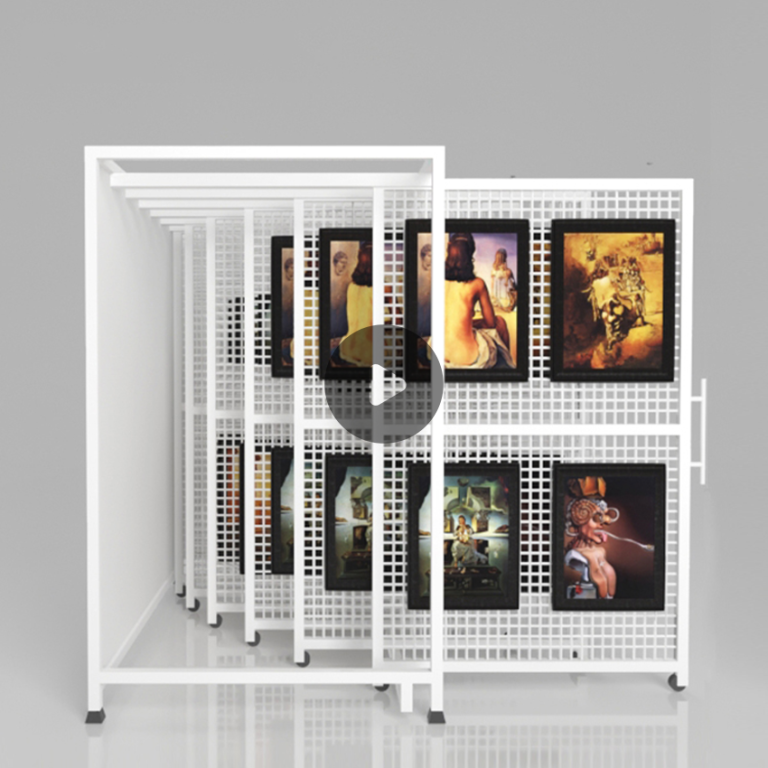 PAINTING SAMPLE DISPLAY RACK
