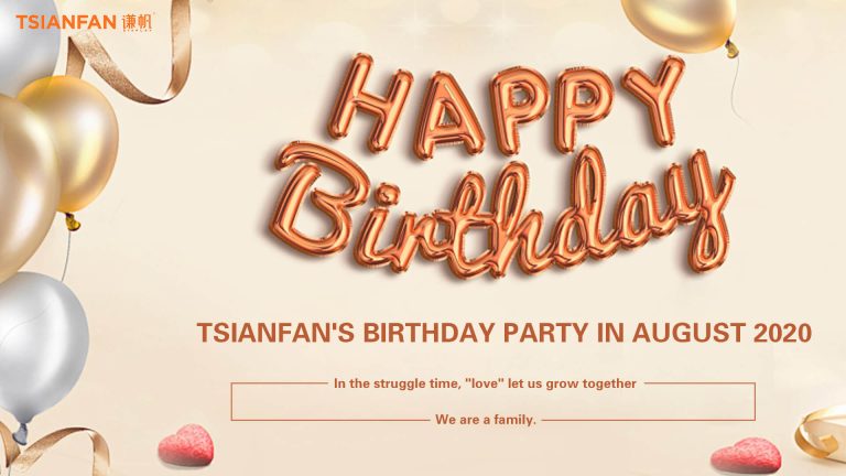 test-TSIANFAN Birthday party in August 2020