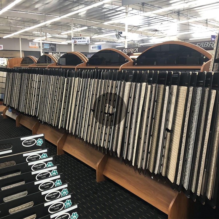 CARPET DISPLAY RACK