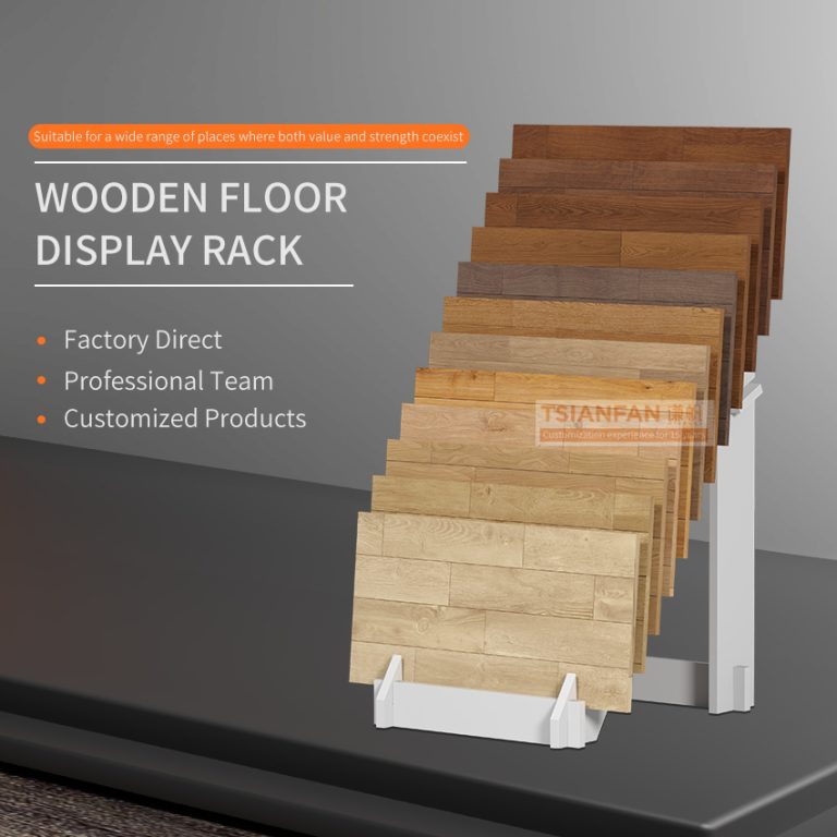 Solid Wood Floor Simple Exhibition Rack-WE050  WE050
