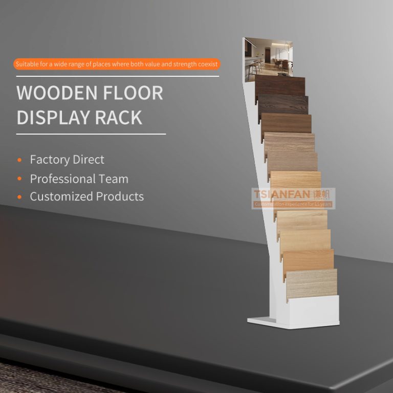 Simple wood flooring floor display stand-WL1011  WL1011