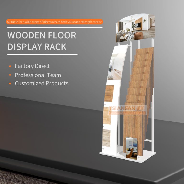 Showroom wood floor standing quartz display rack-WL1019  WL1019