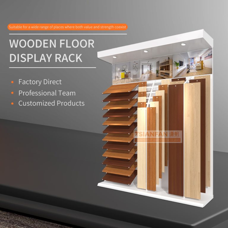 Step metal wood stone display rack stand-WL1023  WL1023