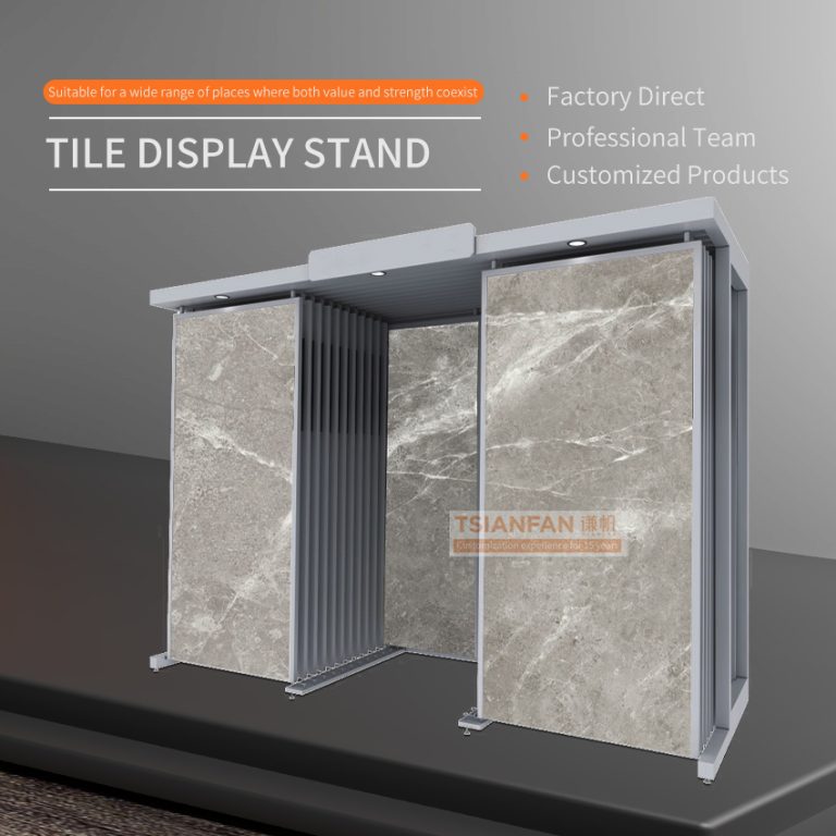 Slab rotate slider tile display rack-CT2151  CT2151