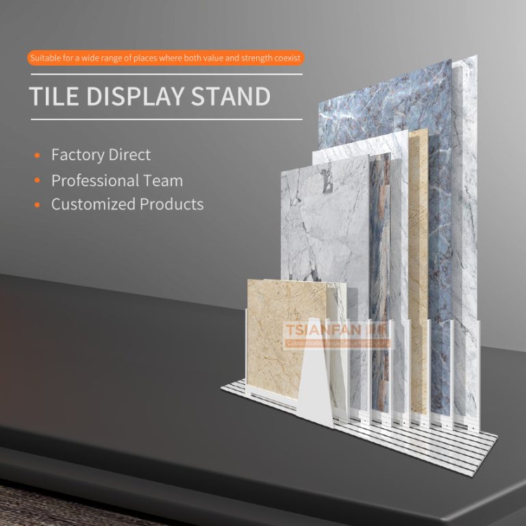 Showroom custom push tiles display rack-CT607  CT607
