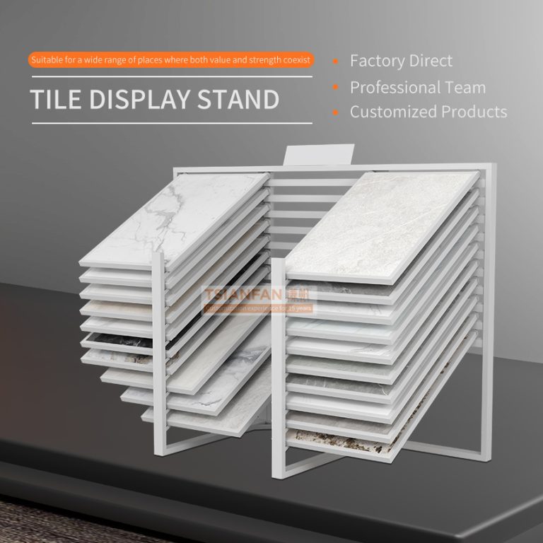 Slab ceramic tile floor display stand rack-CX009  CX009