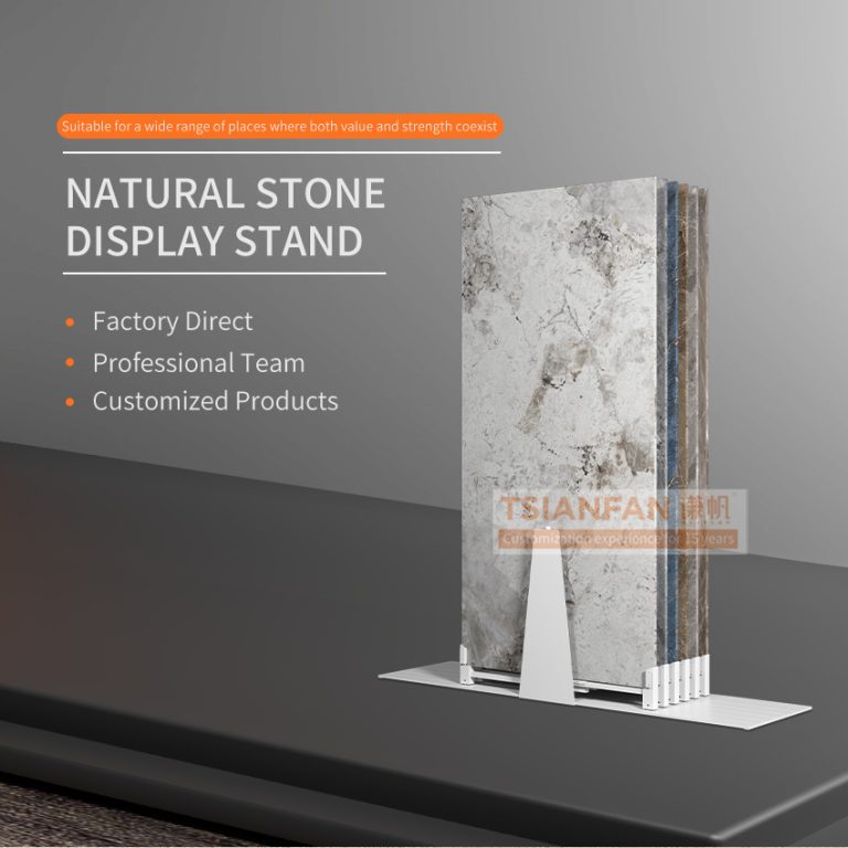 Ceramic track natural stone display stand-SG606  SG606