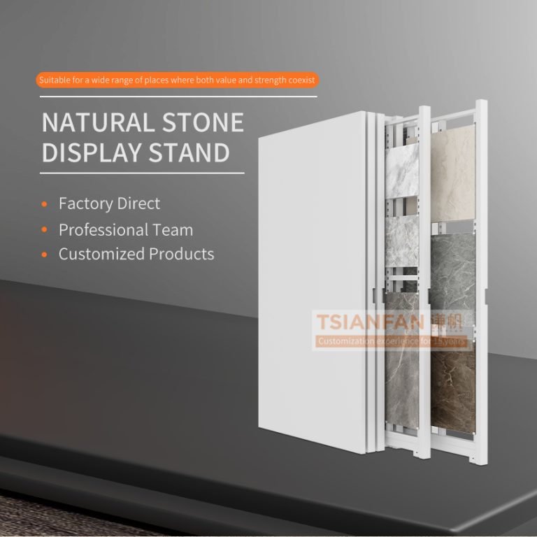 Metal quartz sliding natural stone display stand-SG915  SG915