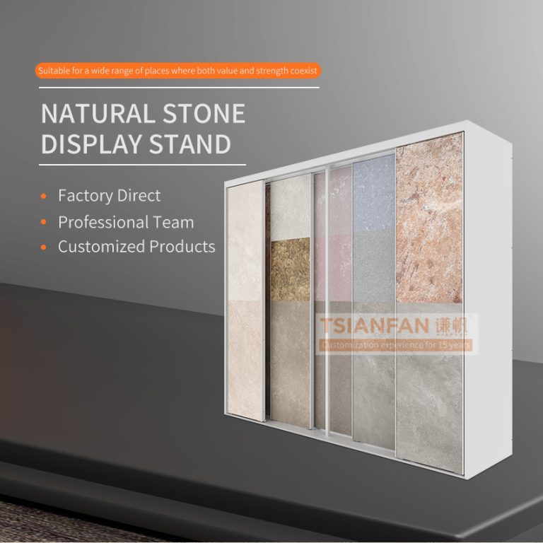 Sliding Shelf Stone Display Stand-SG917  SG917