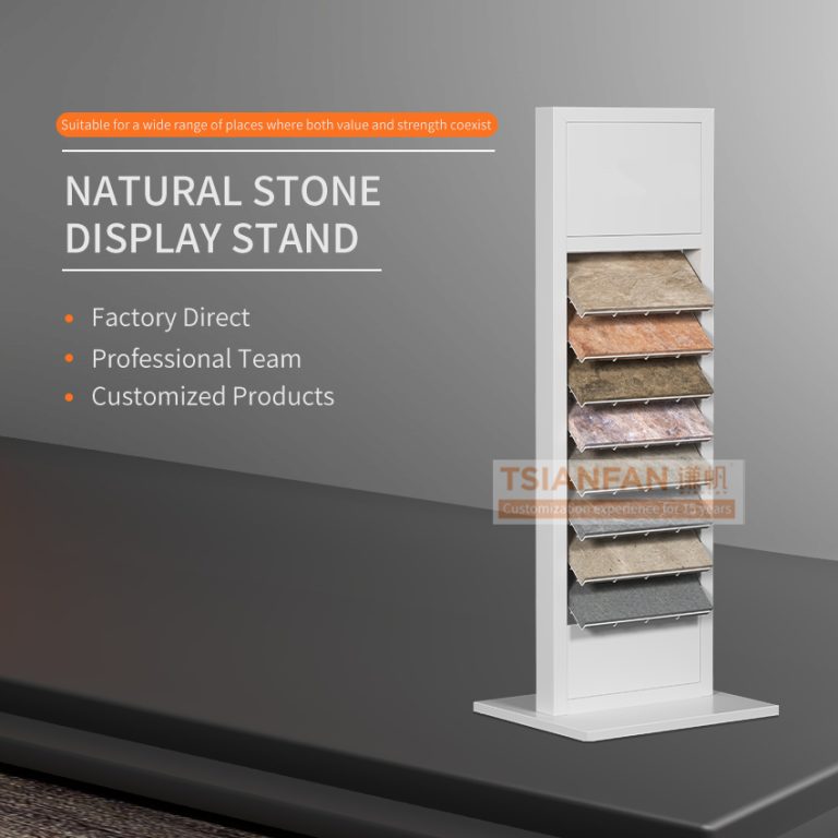 Telescoping Natural Stone Display Stand-SW355  SW355