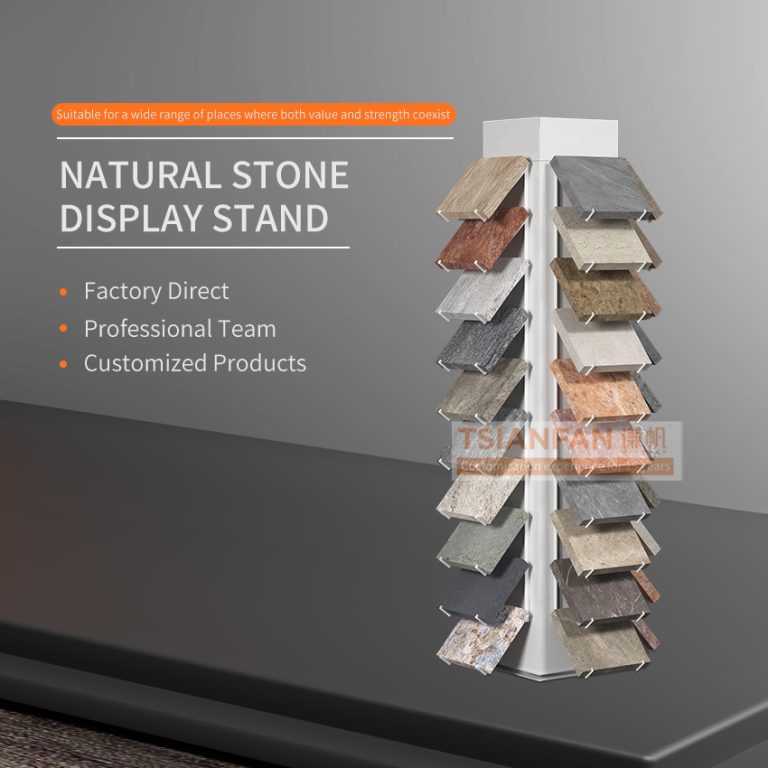 Metal natural stone display stand-SW363  SW363