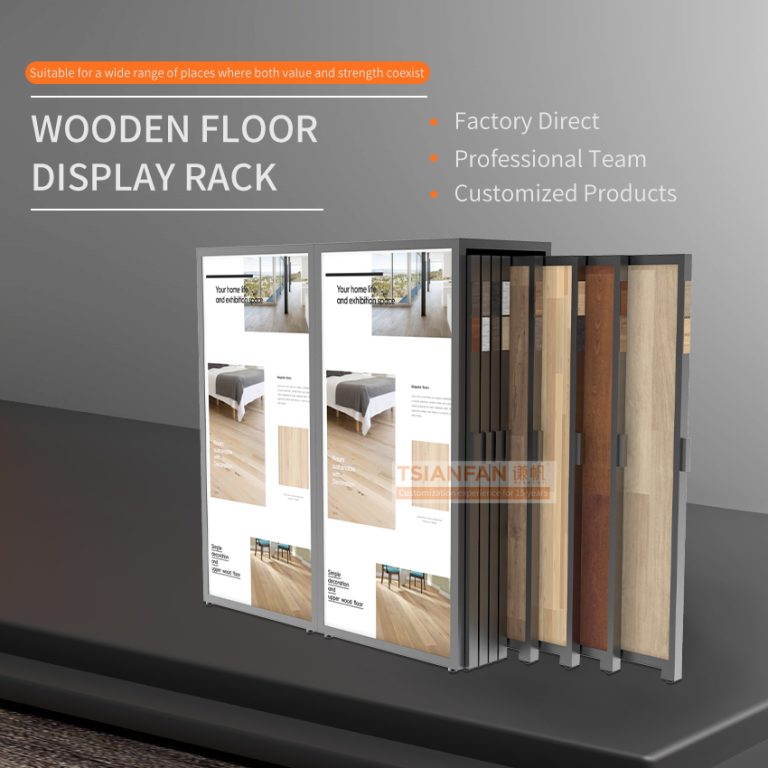 Hardwood floor tile display rack pull and push-WT4005  WT4005