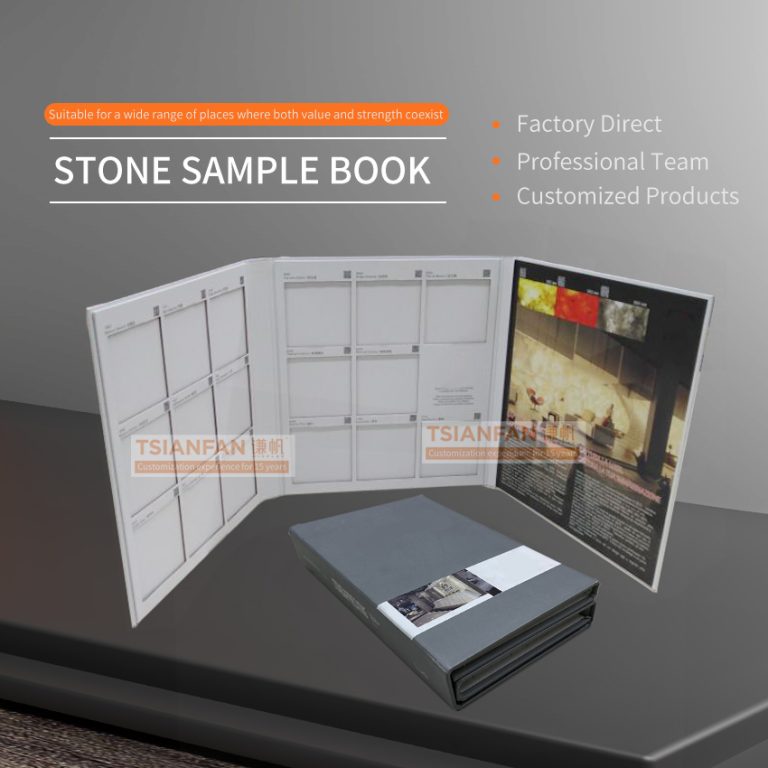 Folder display book stone sample catalogue-PP-3  PP-3