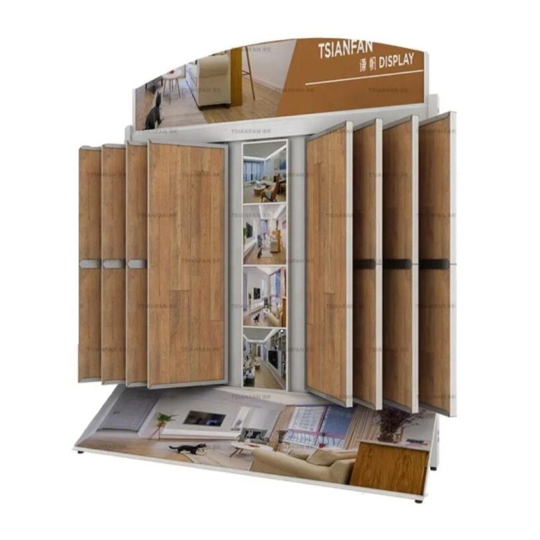 High – Capacity Wood Page – Flip Storage Rack -WDF005-3  WDF005-3