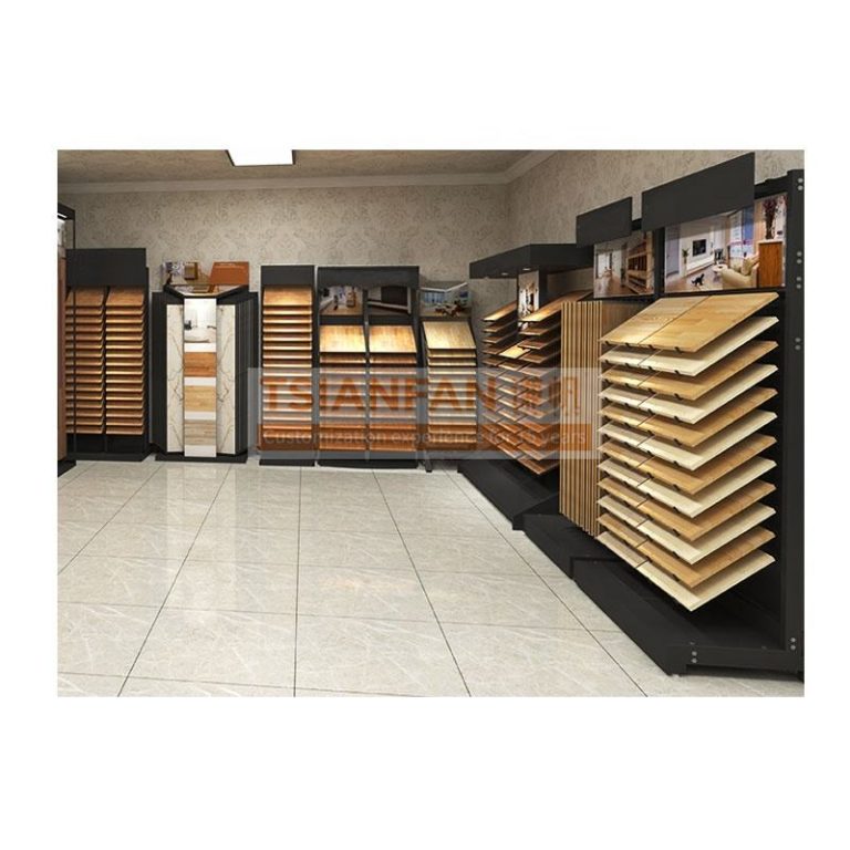 Rustic – Style Wood Combination Stand with a Warm Appeal-WDF011-3  WDF011-3
