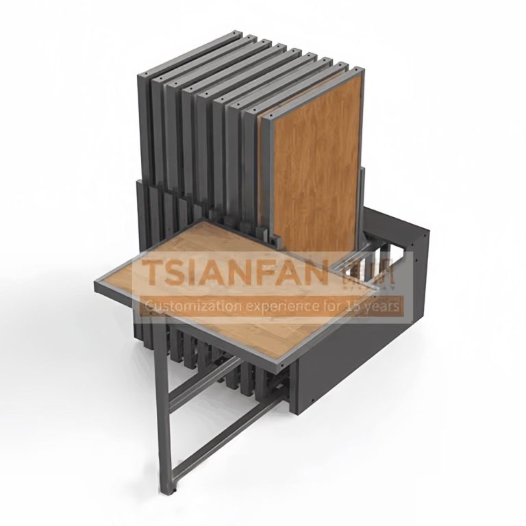 Heavy – Duty Solid Wood Push – Pull Rack for Long – Term Use-WDF010-3  WDF010-3