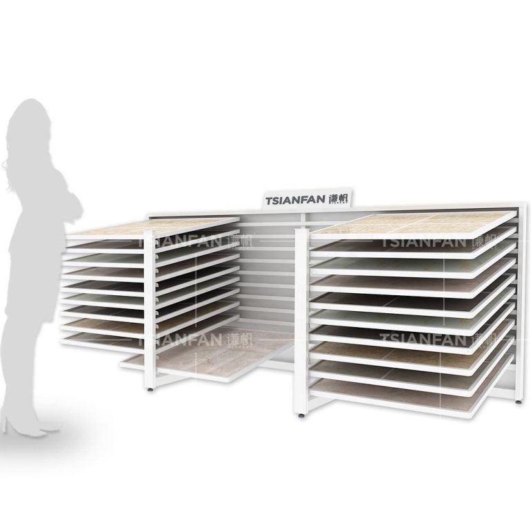 Transform Your Display with the Innovative Sliding Tile Display Rack-XTF003-16  XTF003-16