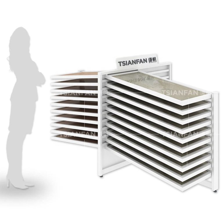 Discover the Magic of the Sliding Tile Display Rack for Enhanced Product Showcasing-XTF003-15  XTF003-15