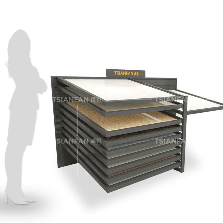 Ignite Your Display with the Dynamic Sliding Tile Display Rack-XTF003-9  XTF003-9