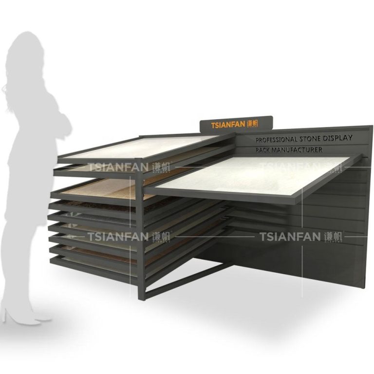 Inclined wall with shelves for trade shows-XTF003-8  XTF003-8