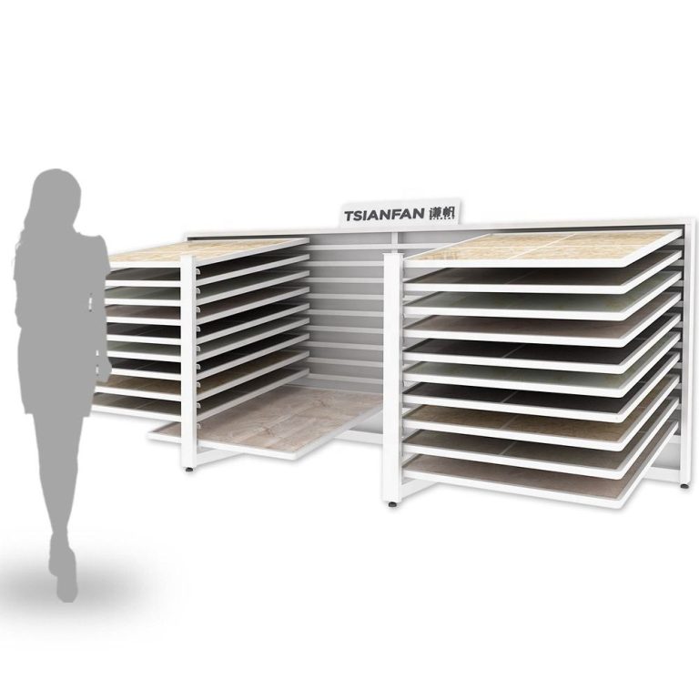 Redefine Retail Excellence with the Innovative Sliding Tile Display Rack-XTF002-4  XTF002-4