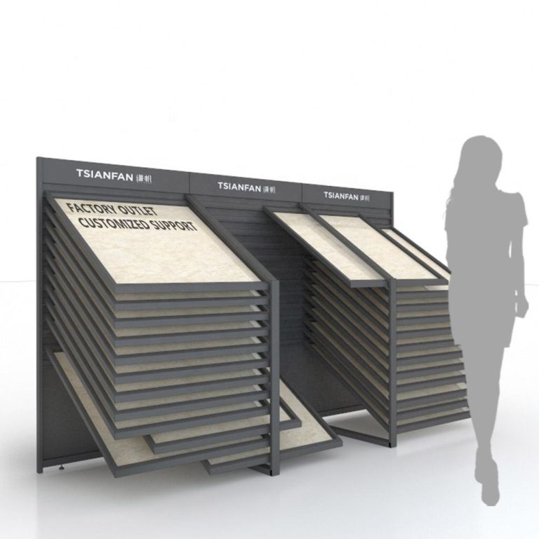 Metal slides for tile displays in the showroom-XTF001-10  XTF001-10