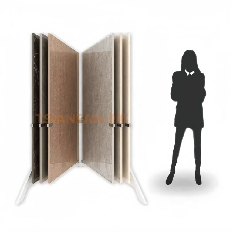 Large display stand with a rotating stone that can be turned on its side-CF001-15  CF001-15