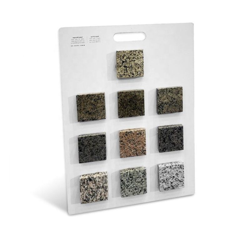 Adjustable Shelving – System and Compact Stone Sample Board Display-STB002-3  STB002-3