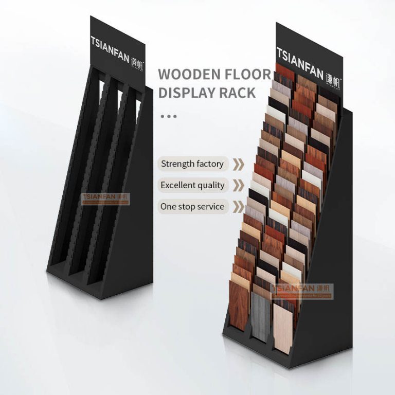 Rustic – Style Wood Plank Display Rack for a Vintage Appeal-WE004  WE004