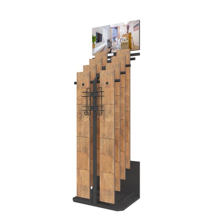 Featuring a lightweight build for easy moving, the Lightweight Wood Floor Stand-WDR005-4  WDR005-4
