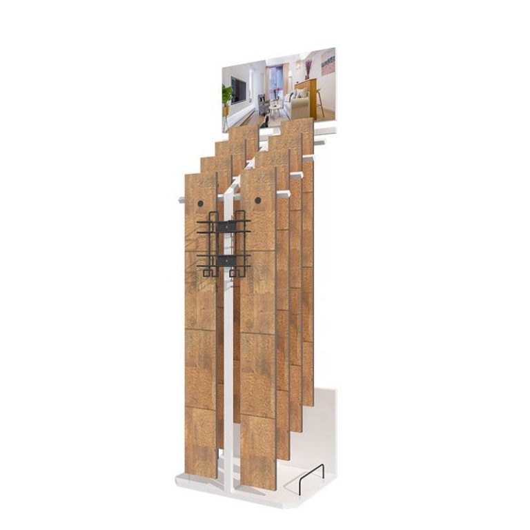 Boasting a modern – style appearance, the Modern – Style Wood Floor Stand-WDR005-5  WDR005-5