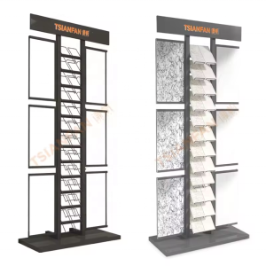 Smooth – lined and Fashionable Stone Display Rack-LD028-2 <span class="product-model"> LD028-2</span>