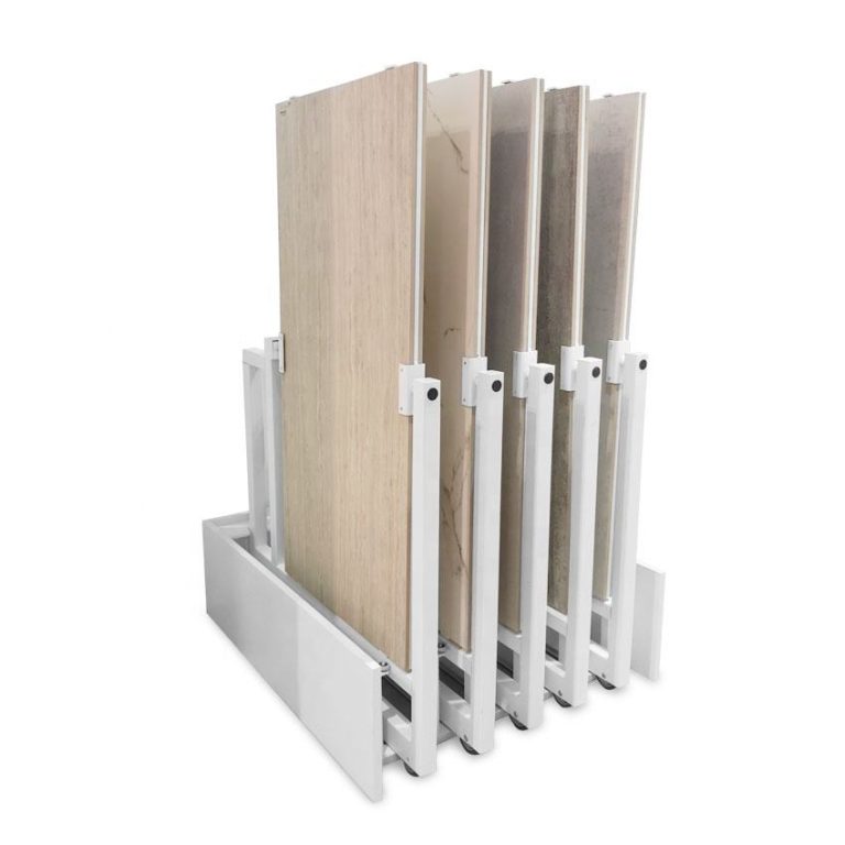 Horizontal pull slab push ceramic tiles display rack-TLF006-1  TLF006-1