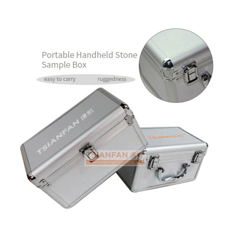 Experience the Exceptional Functionality of Stone Sample Aluminum Box-PX004  PX004
