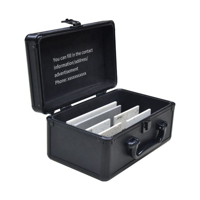 Realize the Value – added Features of Stone Sample Aluminum Box-LX002-2  LX002-2