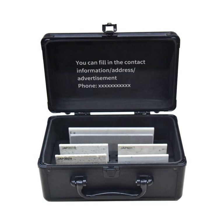 Leverage the Premium Qualities of Stone Sample Aluminum Box-LX002-4  LX002-4