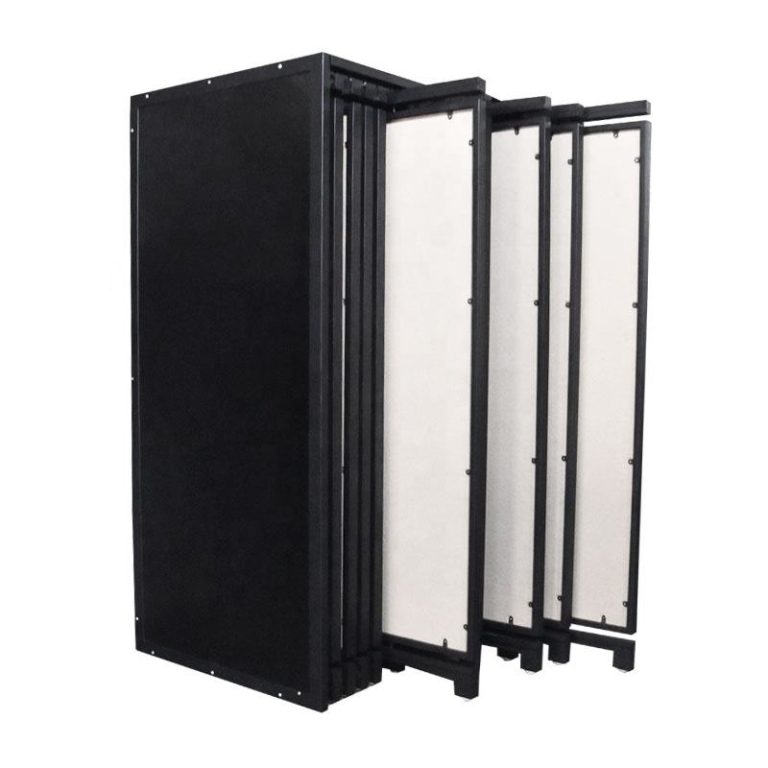 Space – saving Foldable Wood Push – pull Stand-WDF004-4  WDF004-4