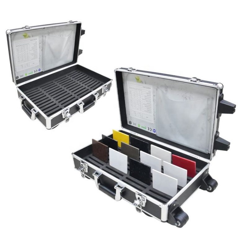 Amplify the Appeal of Limestone Sample Aluminum Box-LGX003-4  LGX003-4