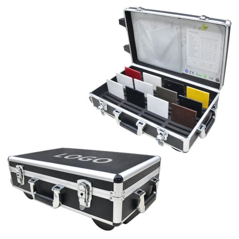 Harness the Superiority of Marble Sample Display Aluminum Case-LGX003-1  LGX003-1