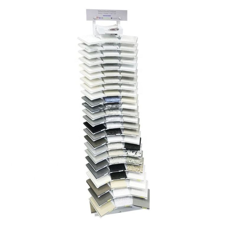 Robust and Reliable Stone Sample Standing Display Rack-LD011-4  LD011-4
