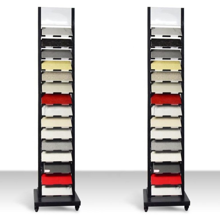 Artificial ceramic floor metal marble stone display rack-LD004-3  LD004-3