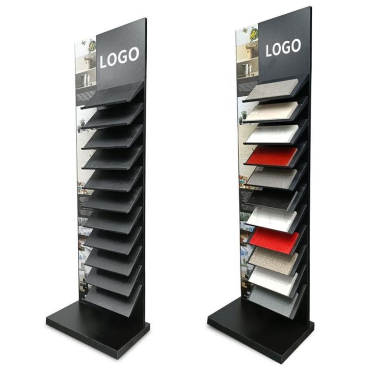Quartz display stand stone metal rack for showroom-LD010-1  LD010-1