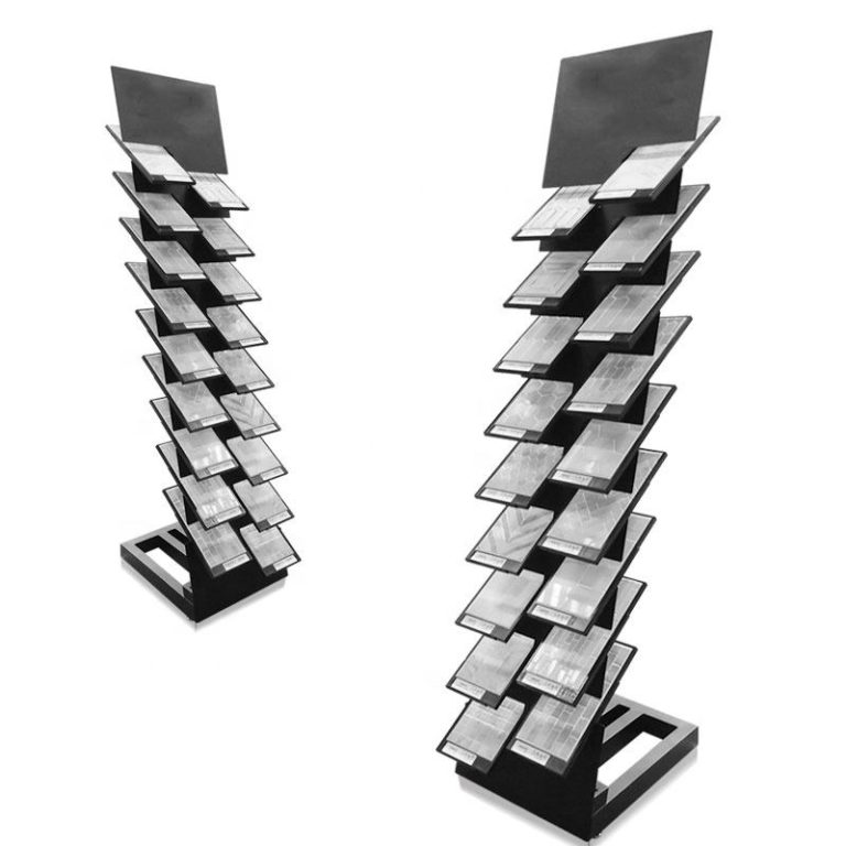 The Advantages of Choosing Stone Sample Standing Display Rack-LD005-3  LD005-3