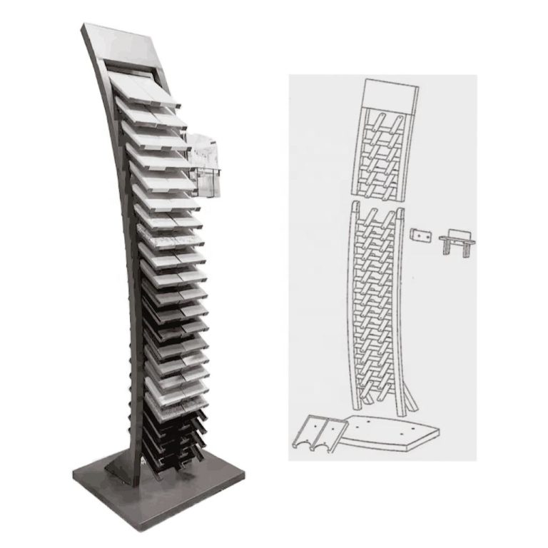 Wall display stand frame exhibition trade show marble rack-LD012-3  LD012-3