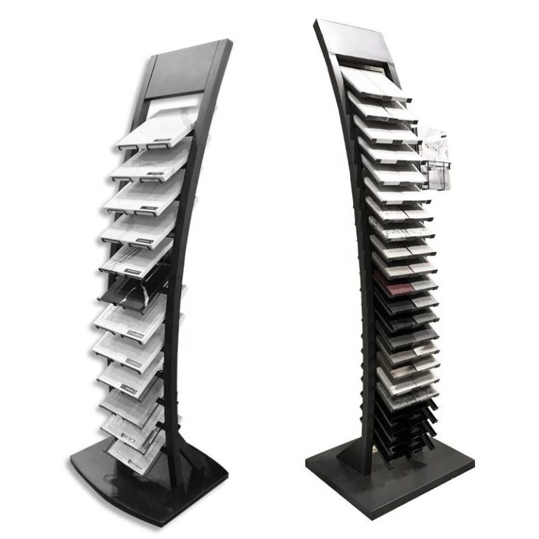 Plastic sheet material rack modern display fixtures with slate walls-LD012-4  LD012-4