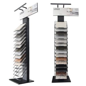Design Your Dream Display Rack with Custom Stone Sample Standing Display Rack-LD017-5 <span class="product-model"> LD017-5</span>
