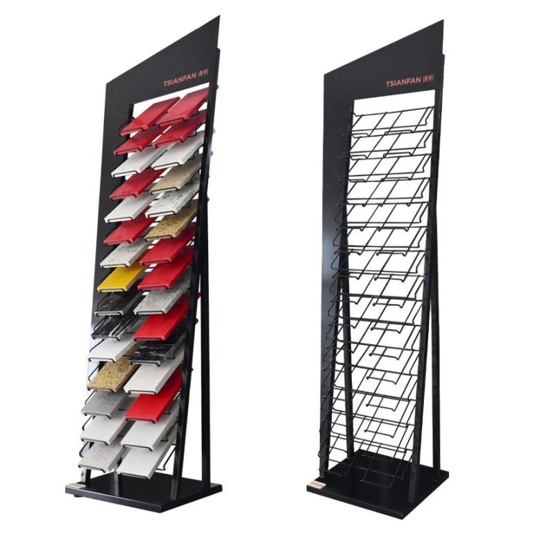 Custom – Engineered Stone Sample Standing Display Rack-LD018-1  LD018-1