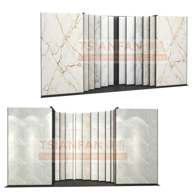Showcase Tiles in Style Push – pull Displays for a Striking Look-TL021-2  TL021-2