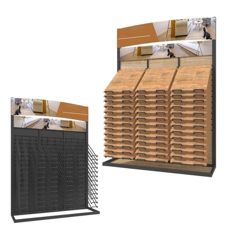Multi – Purpose Wood Floor Stand with Integrated Storage-WDF002-5  WDF002-5