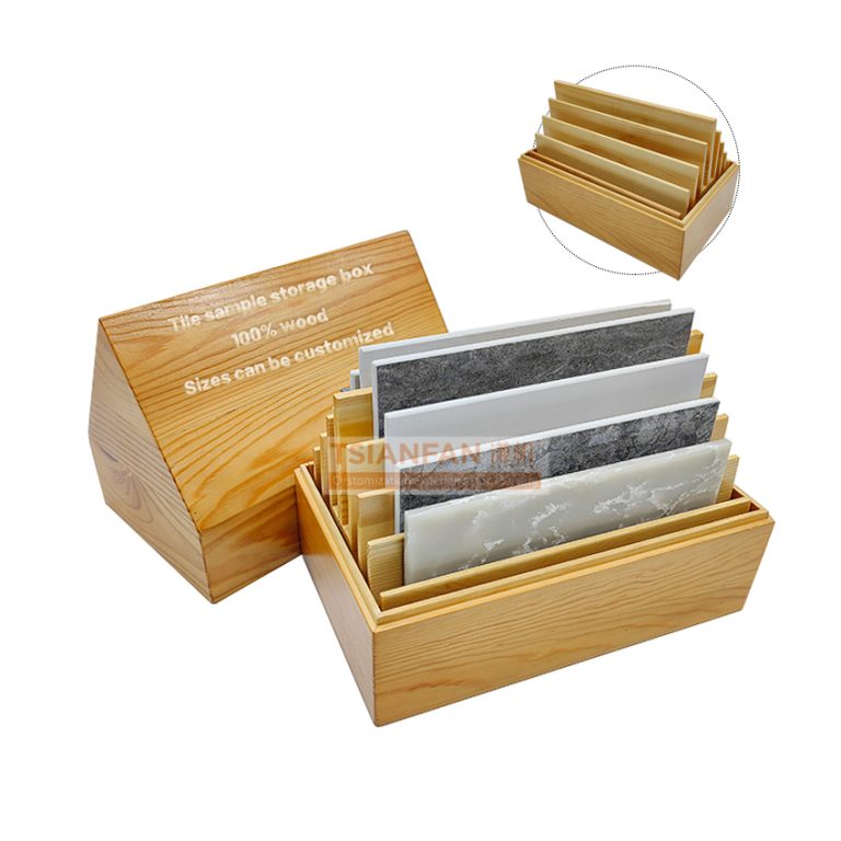 Modern Wooden Countertop Display Stand Professional Carry Case-PM031  PM031
